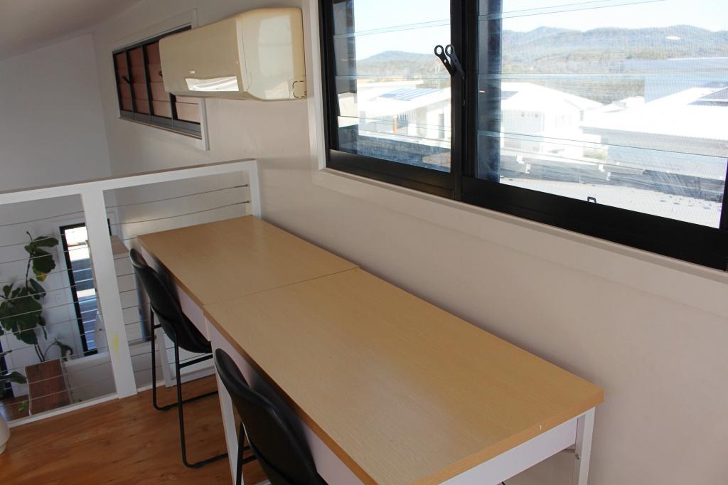 Student desks with aircon at Waterside Escape
