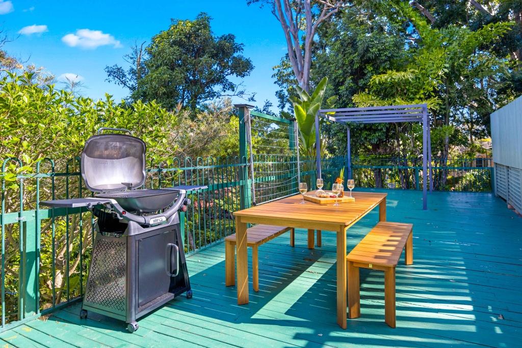 Beachside holiday rental in Port Macquarie with swimming pool, modern amenities, and spacious outdoor entertaining area. Short drive to Flynns Beach. Perfect coastal getaway for families and couples.