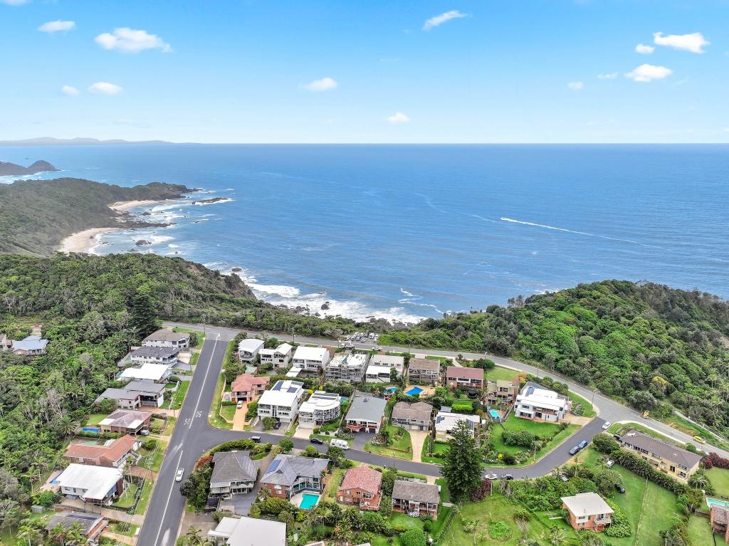 Aerial view of View from balcony of Lighthouse Beach from Beached at Lighthouse Port Macquarie