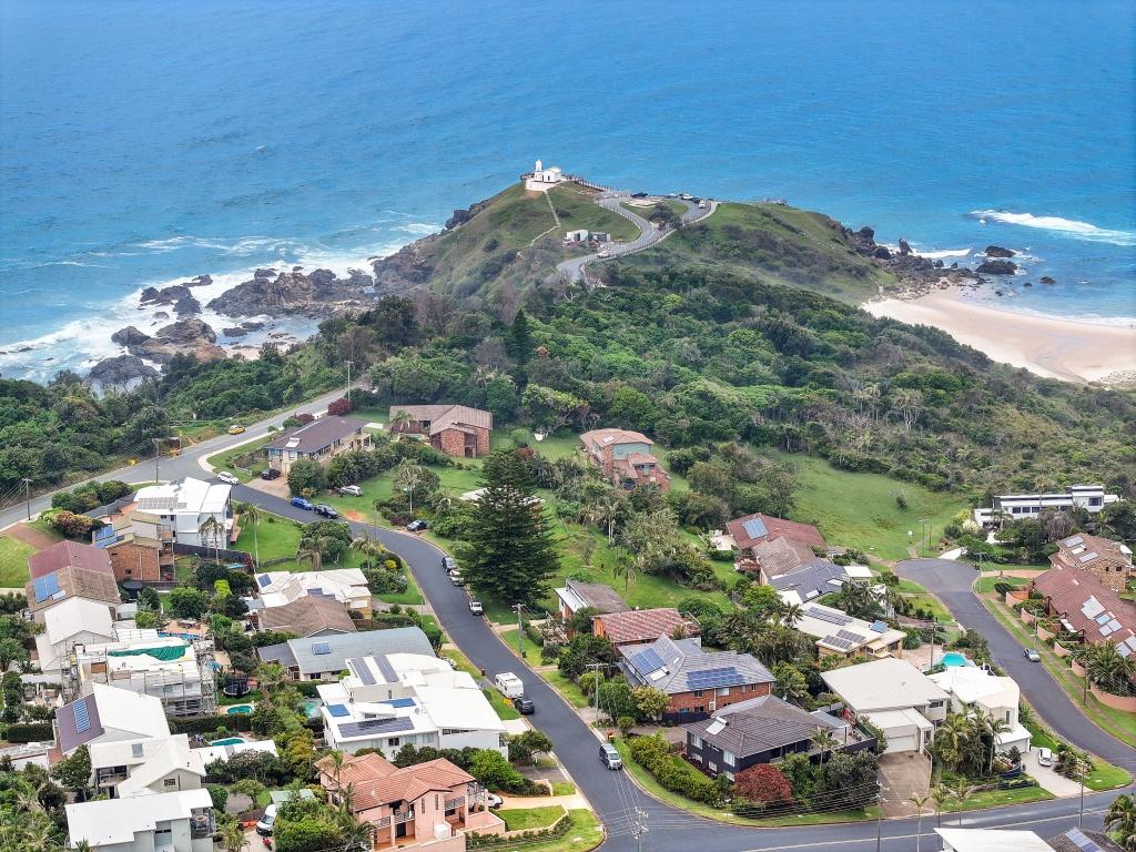 Aerial view of View from balcony of Lighthouse Beach from Beached at Lighthouse Port Macquarie